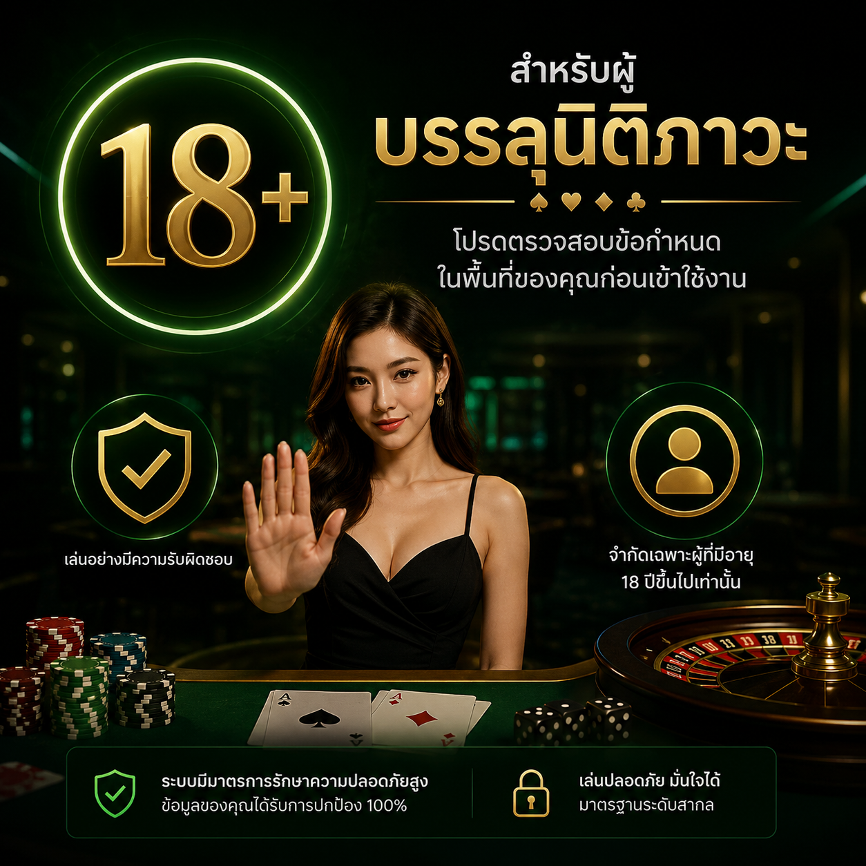 ไอคอนสำหรับผู้มีอายุ 18 ปีขึ้นไป