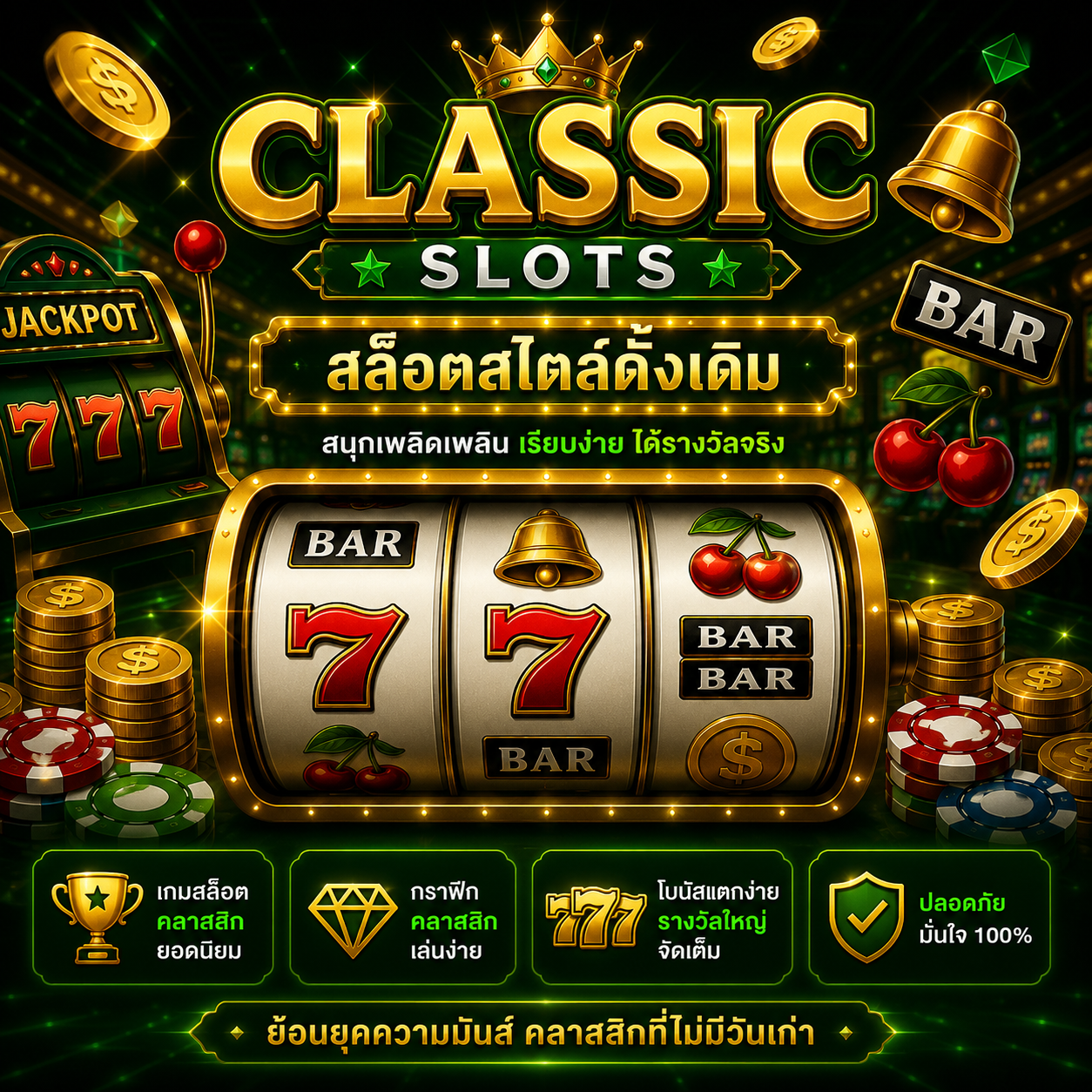ประเภทเกมสล็อตออนไลน์